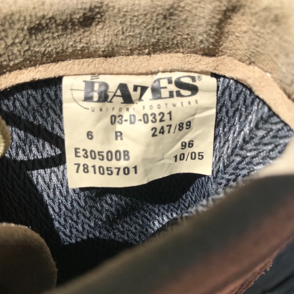 Bates Tan Leather Military Boots Size 6R - Picture 8 of 8